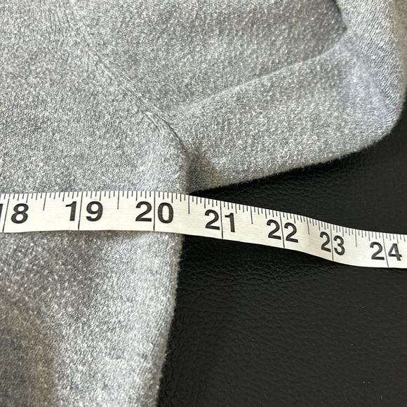 Faherty Jackson Sweater Hoodie Mens Grey Cliff Heather Sporty Relaxed Fit Sz M - Picture 8 of 9